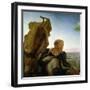 St. Joseph from "Rest on the Flight into Egypt," 1805-06-Philipp Otto Runge-Framed Giclee Print