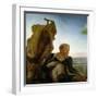 St. Joseph from "Rest on the Flight into Egypt," 1805-06-Philipp Otto Runge-Framed Giclee Print