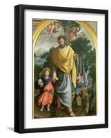 St. Joseph Leading the Infant Christ-Juan Sanchez Cotan-Framed Giclee Print