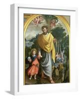 St. Joseph Leading the Infant Christ-Juan Sanchez Cotan-Framed Giclee Print