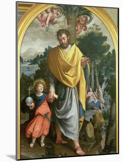 St. Joseph Leading the Infant Christ-Juan Sanchez Cotan-Mounted Giclee Print