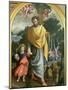 St. Joseph Leading the Infant Christ-Juan Sanchez Cotan-Mounted Giclee Print