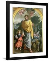 St. Joseph Leading the Infant Christ-Juan Sanchez Cotan-Framed Giclee Print