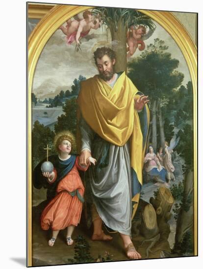 St. Joseph Leading the Infant Christ-Juan Sanchez Cotan-Mounted Giclee Print