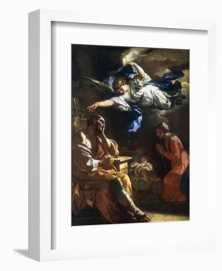 St Joseph's Dream, C1677-1747-Francesco Solimena-Framed Giclee Print