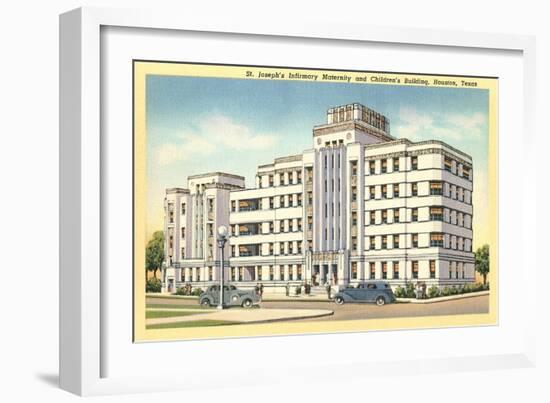 St. Joseph's Infirmary, Houston-null-Framed Art Print