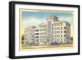 St. Joseph's Infirmary, Houston-null-Framed Premium Giclee Print