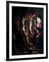 St Joseph the Carpenter, C1640-Georges de La Tour-Framed Giclee Print