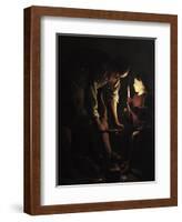 St. Joseph, the Carpenter, circa 1640-Georges de La Tour-Framed Giclee Print