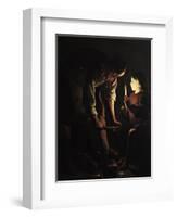 St. Joseph, the Carpenter, circa 1640-Georges de La Tour-Framed Giclee Print