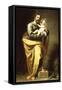 St Joseph with the Infant Christ-Alonso Cano-Framed Stretched Canvas