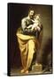 St Joseph with the Infant Christ-Alonso Cano-Framed Stretched Canvas