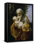 St. Joseph with the Jesus Child-Guido Reni-Framed Stretched Canvas