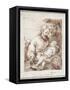 St. Joseph with the Sleeping Christ Child-Bartolome Esteban Murillo-Framed Stretched Canvas