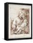 St. Joseph with the Sleeping Christ Child-Bartolome Esteban Murillo-Framed Stretched Canvas