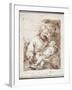 St. Joseph with the Sleeping Christ Child-Bartolome Esteban Murillo-Framed Giclee Print