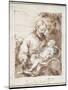 St. Joseph with the Sleeping Christ Child-Bartolome Esteban Murillo-Mounted Giclee Print