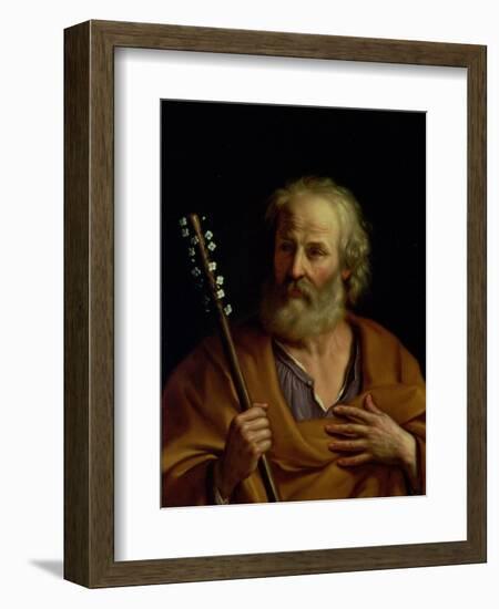 St. Joseph-Guercino (Giovanni Francesco Barbieri)-Framed Giclee Print