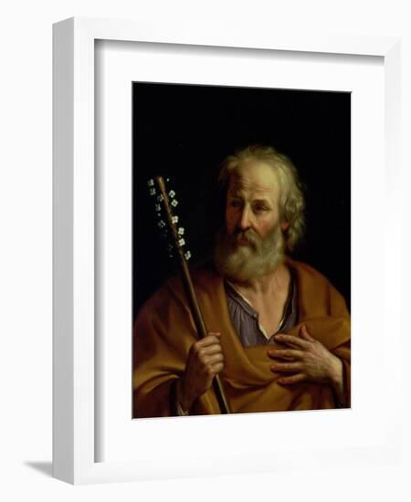 St. Joseph-Guercino (Giovanni Francesco Barbieri)-Framed Giclee Print