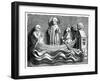 St Julian and St Basilissa, His Wife, Conveying Christ in their Boat, 13th Century-null-Framed Giclee Print