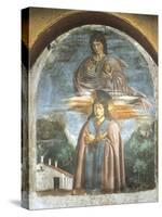 St Julian, Fresco-Andrea Del Castagno-Stretched Canvas