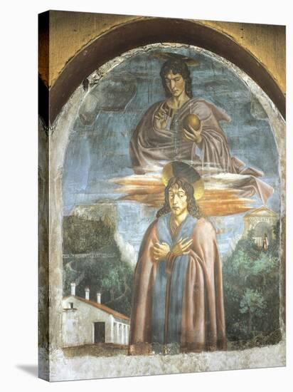 St Julian, Fresco-Andrea Del Castagno-Stretched Canvas