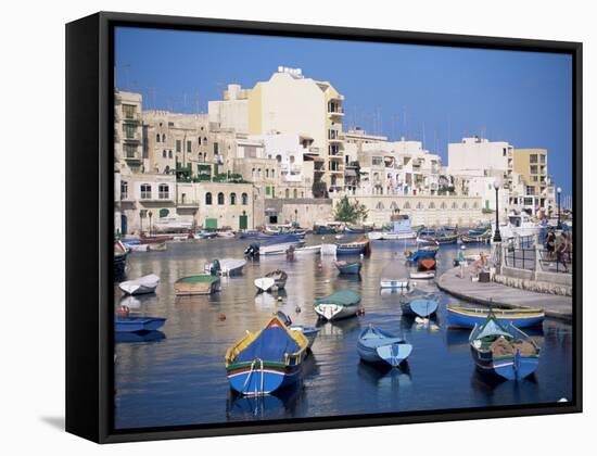 St. Julians Bay, Malta, Mediterranean-J Lightfoot-Framed Stretched Canvas