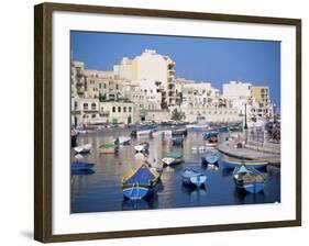 St. Julians Bay, Malta, Mediterranean-J Lightfoot-Framed Photographic Print