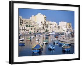 St. Julians Bay, Malta, Mediterranean-J Lightfoot-Framed Photographic Print