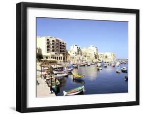 St Julians Bay, Malta-Peter Thompson-Framed Photographic Print