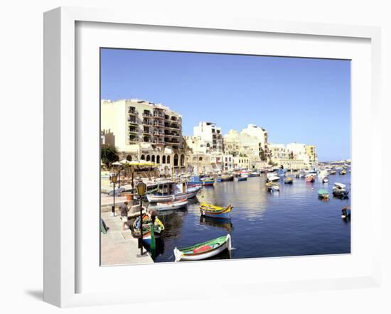 St Julians Bay, Malta-Peter Thompson-Framed Photographic Print