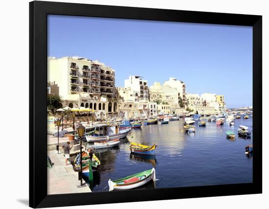 St Julians Bay, Malta-Peter Thompson-Framed Photographic Print