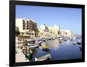 St Julians Bay, Malta-Peter Thompson-Framed Photographic Print