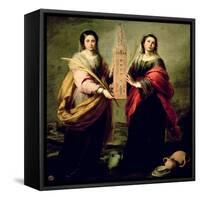 St. Justina and St. Rufina, 1675-Bartolome Esteban Murillo-Framed Stretched Canvas