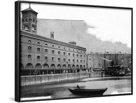 St Katharine's Dock, 1902-null-Framed Photographic Print
