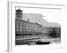 St Katharine's Dock, 1902-null-Framed Photographic Print