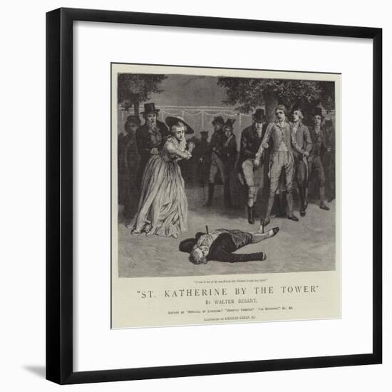 St Katherine by the Tower-Charles Green-Framed Giclee Print