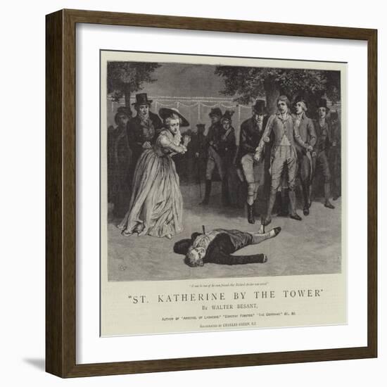 St Katherine by the Tower-Charles Green-Framed Giclee Print