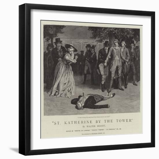 St Katherine by the Tower-Charles Green-Framed Giclee Print