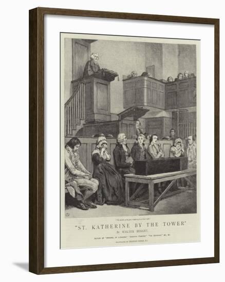 St Katherine by the Tower-Charles Green-Framed Giclee Print