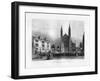 St Katherine's Hospital, Regent's Park, London, 19th Century-J Woods-Framed Giclee Print