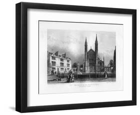 St Katherine's Hospital, Regent's Park, London, 19th Century-J Woods-Framed Giclee Print