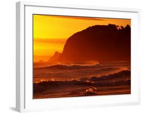 St Kilda Beach, Dunedin, New Zealand-David Wall-Framed Photographic Print