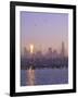 St. Kilda Harbour and Melbourne Skyline, Melbourne, Victoria, Australia, Pacific-Jochen Schlenker-Framed Photographic Print