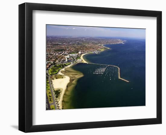 St Kilda, Port Phillip Bay, Melbourne, Victoria, Australia-David Wall-Framed Photographic Print