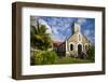 St. Kitts and Nevis, Nevis. Charlestown, St. Paul's Anglican Church exterior-Walter Bibikow-Framed Photographic Print