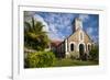 St. Kitts and Nevis, Nevis. Charlestown, St. Paul's Anglican Church exterior-Walter Bibikow-Framed Photographic Print