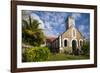 St. Kitts and Nevis, Nevis. Charlestown, St. Paul's Anglican Church exterior-Walter Bibikow-Framed Photographic Print