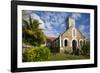 St. Kitts and Nevis, Nevis. Charlestown, St. Paul's Anglican Church exterior-Walter Bibikow-Framed Photographic Print