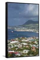 St. Kitts and Nevis, St. Kitts. Basseterre, morning-Walter Bibikow-Framed Stretched Canvas